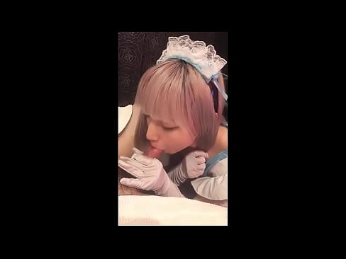 ❤️ Japana idolo [mayuka], franca servistina kostumo, parto 1, mamo kaj ŝerco kun locio ❤️ Anala video ĉe ni